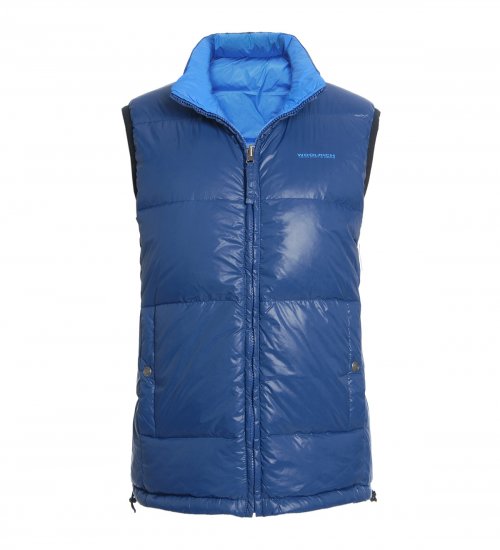Woolrich Two Sides Wear Vest Grigio Flashy Blu